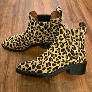 Coach Bowery Chelsea Bootie Natural Haircalf